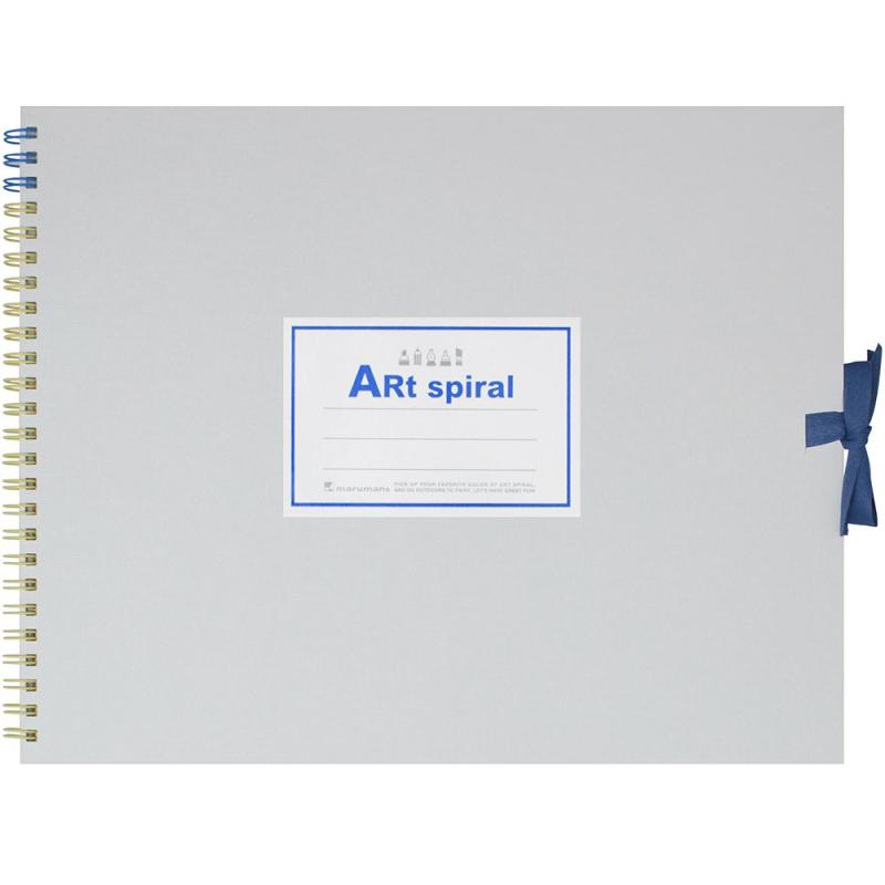 Sketchbook - マルマン スケッチブック アートスパイラル F3 厚口画用紙 24枚 ホワイト S313-06