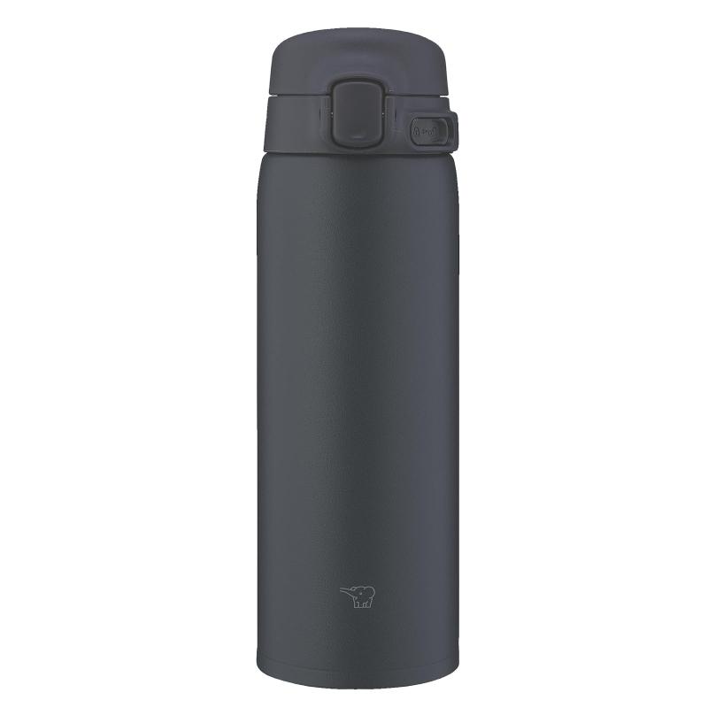 Rakuten - 象印 水筒 480ml 【洗いやすく進化】 食洗機対応 シームレスせん 洗う点数2点のみ 軽量&コンパクト 保冷・保温 ワンタッチマグ ミッドナイトブラック SU-BA48-BM