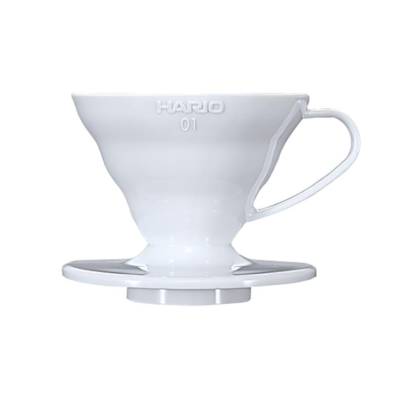 Rakuten - HARIO (ハリオ) V60 01 透過 コーヒードリッパー ホワイト コーヒードリップ 1~2杯用 VDR-01-W