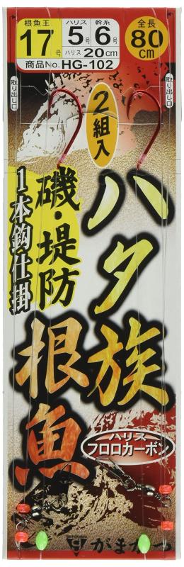 樂天商城 - がまかつ(Gamakatsu) 磯・堤防 ハタ族・根魚仕掛 HG102 17-5