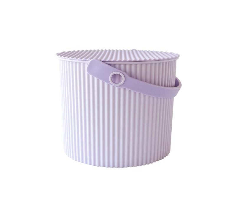 八幡化成 セルテヴィエ フタ付きバケツ オムニウッティ・S マカロン・グレープ 27.1×25.4×21.1cm 8L sceltevie omnioutil S macaron 日本製