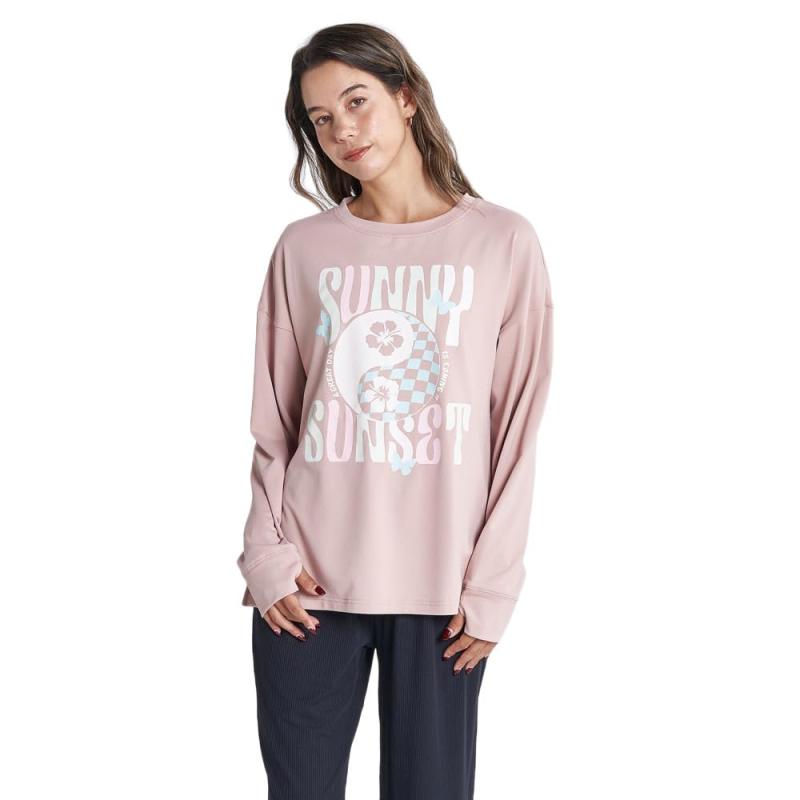 ROXY(��������) ��å��奬����WHEN IT��S FINE L/S TEE��ǥ�����