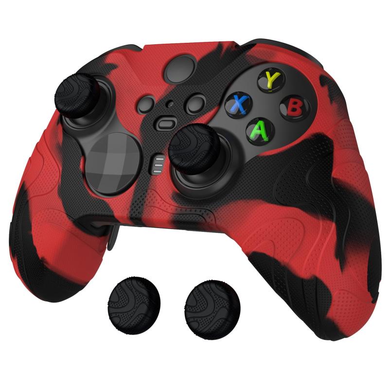PlayVital Mountain Rangeエディション Xbox Elite Wireless Controller Series 2 &amp; Elite Series 2 Core対応用シリコンカバー、滑り止め加工付き＆サムグリップ付属してい