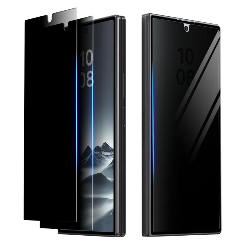 Rakuten - araree Galaxy Z Fold7 のぞき見防止 強化ガラスフィルム 2枚入り カバーディスプレイ用 [ プライバシー保護 9H硬度ハードコーティング 高透過率 指紋防止加工 4層構造 取り付けガイド付き ] CORE AR2