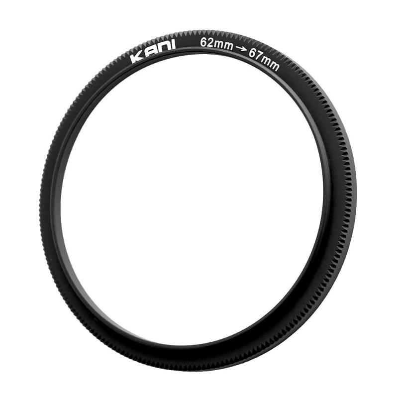 樂天商城 - KANI 62-67mm フィルター径変換アダプター ステップアップリング 薄枠 ローレット付 高精度機械加工品 簡易包装品 アルミ製 813671