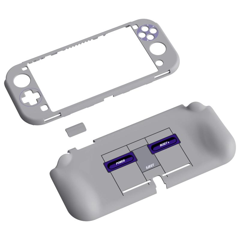 PlayVital ZealProtect Nintendo Switch Liteに対応用保護シェル、Switch Liteに対応用人間工学に基づいたデザインしたハードシェル、シェル＆グラスフィルム＆サムライカバー＆ボタンキャップは付属し
