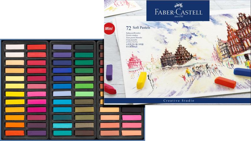 樂天商城 - ファーバーカステル ソフトパステル 70色・72本セット 紙箱 128272 [日本正規品]