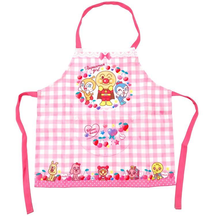 サロンジェ アンパンマン 子供エプロン100cm 女児柄 887755