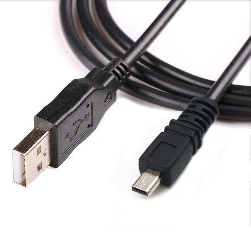 HUIKKJP USB mini8 ピン カメラケーブル 1m 充電データ転送 デジカメ用 ニコン富士フイルム対応