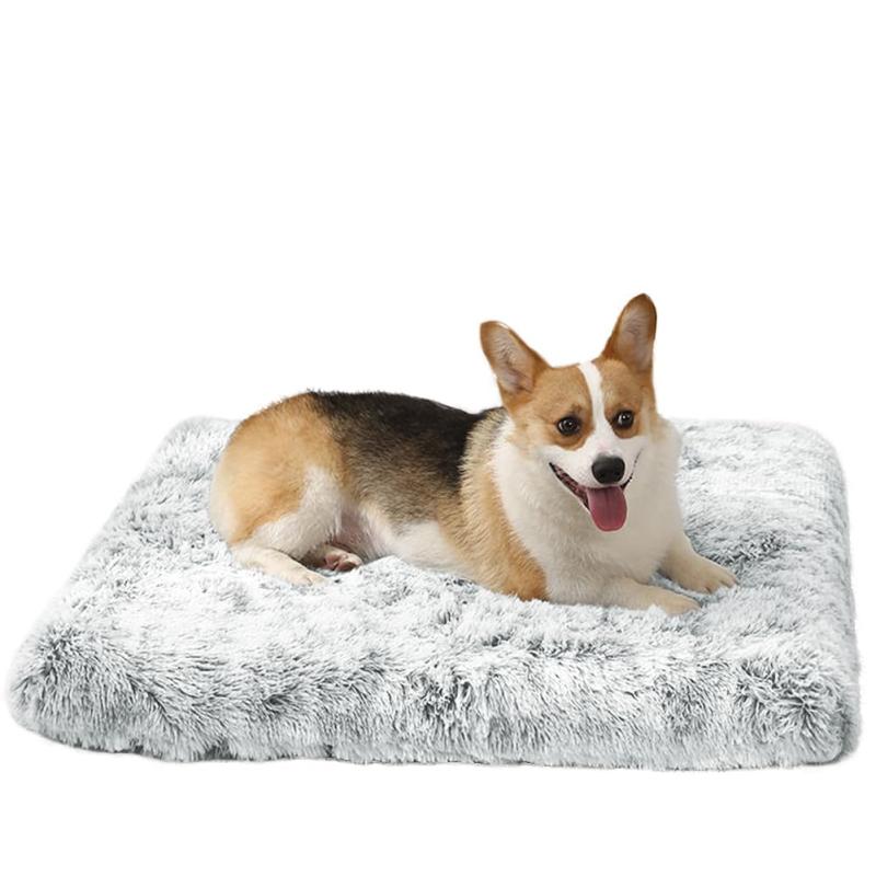 Bidason ペット用クッション 犬 猫 ベッド クッション マット ふわふわ もこもこ 暖か ぐっすり眠る 犬ベッド 猫ベッド 寒さ対策 保温 滑り止め ペットマット ケージ 洗える 室内用 通年1.◉ふわふわもこもこな暖かいペット用クッションです。クッションの表面は長めの毛足素材、保温効果優れて寒い秋冬の防寒対策も、冷房が効いてる夏の室内も使えます。その上に横になって揉み揉みしてぐっすり眠ることに間違いなしです。2.◉滑り止め付きのペットマットです。ペットクッションの底部は防湿効果と滑り止め効果がある素材、フリーリングからの湿気を遮断できます、室内のフリーリング、ケージ、猫マンションなど様々なシーンに使えるクッションです。3.◉犬猫通用の犬ベッド＆猫ベッドです。Sサイズ：45*30cm、2.5kg以内の犬猫の使用をお勧めです。Mサイズ：55*40cm、5kg以内の小型犬に使用をお勧めです。Lサイズ：65*50cm、10kg以内の中小型犬、多猫家庭使用にお薦めます。4.◉洗えて繰り返し使えるペットクッションです。ペットクッションは丸洗えるので、汚れになったら洗濯機に入れて乾燥してから使えるようになります。5.5.注意事项：垫子压缩发货，带子打开后表面可能会有褶皱，用手调整，拍打，放在通风的地方放置3-10小时后逐渐恢复形状。 ◉ペットクッション圧縮された状態で発送します。圧縮具合により、綿が偏ったりすることがあります、梱包を開けて揉んで手で調節して、5-8時間放置してどんどん形が恢復するようになります。