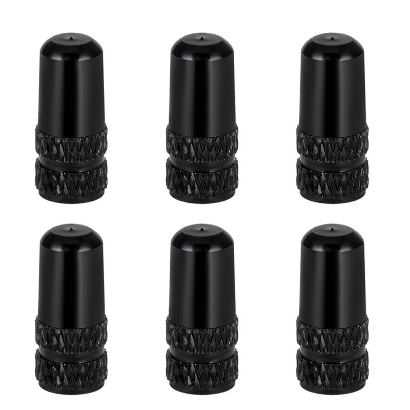 Rakuten - Renjzle 自転車 バルブキャップ フレンチバルブ キャップ 6個セット 仏式 英式 対応 アルミ合金製 フレンチバルブ タイヤバルブ 耐錆性 ロードバイク 簡単装着