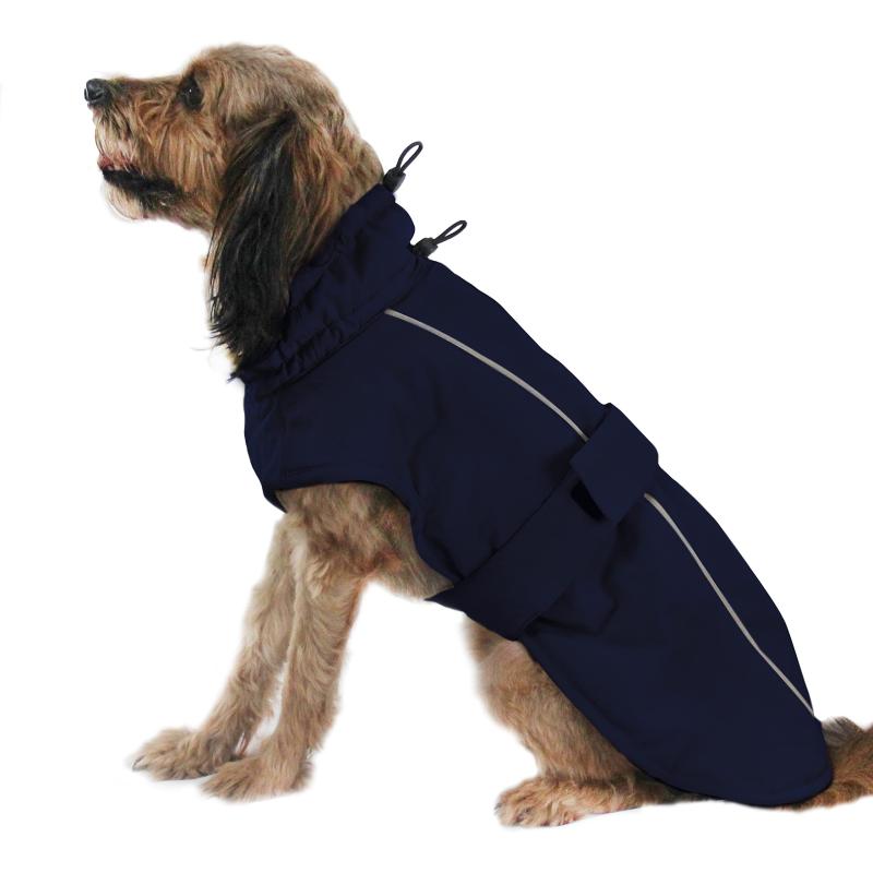 Rakuten - MAMORE 犬服 冬用 犬用コート 綿服 ドッグウェア 防水 防寒 防風 防雪 保温綿入れ 着脱簡単 小型犬 中型犬 大型犬 ジャケット式 反射材 寒冬対策 可愛い 暖かい チワワ トイプードル 柴犬 ポメ