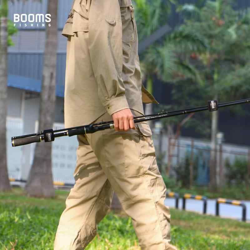 NewageOfficeflowingのBooms Fishing RS3 ロッドベルト ロッドバンド 釣り 保護ベルト 引き裂き抵抗性 伸縮性 ブラック 15cm 6本入り｜アングル2