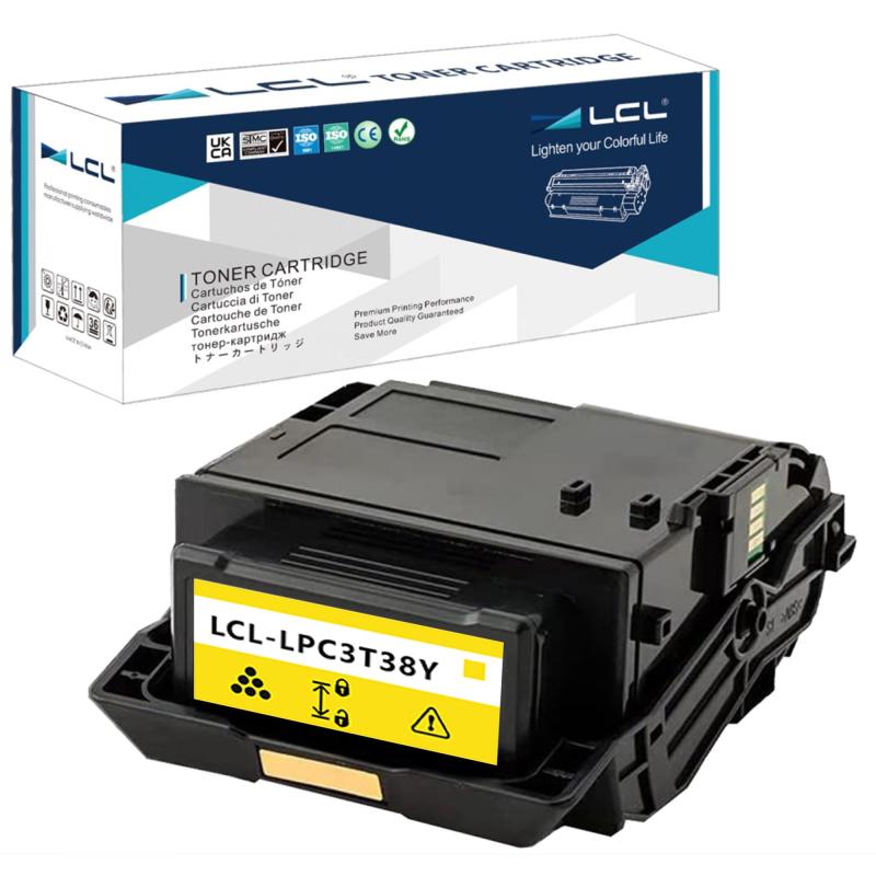 SONY - LCL エプソン用 LPC3T37 LPC3T37Y LPC3T38 LPC3T38Y LPC3T38YV 大容量 互換トナーカートリッジ (1パック イエロー) 対応機種： LP-S8180 LP-S7180 LP-M8180