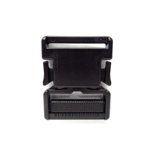 Buckles - YKK LB38S プラスチック バックル 黒 38mm巾用 ベルトの長さ調節などに