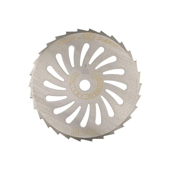 ツムラ 角鳩印 刈払機用 刈刃 刃数30/外径255mm/刃厚1.25mm/16窓付/笹刈刃 1枚価格 取寄品 1417