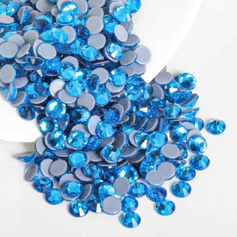 Beadsland (ビーズランド) 2880ピース ホットフィックスラインストーン, カプリブルー, SS10, 2.7～2.9mm
