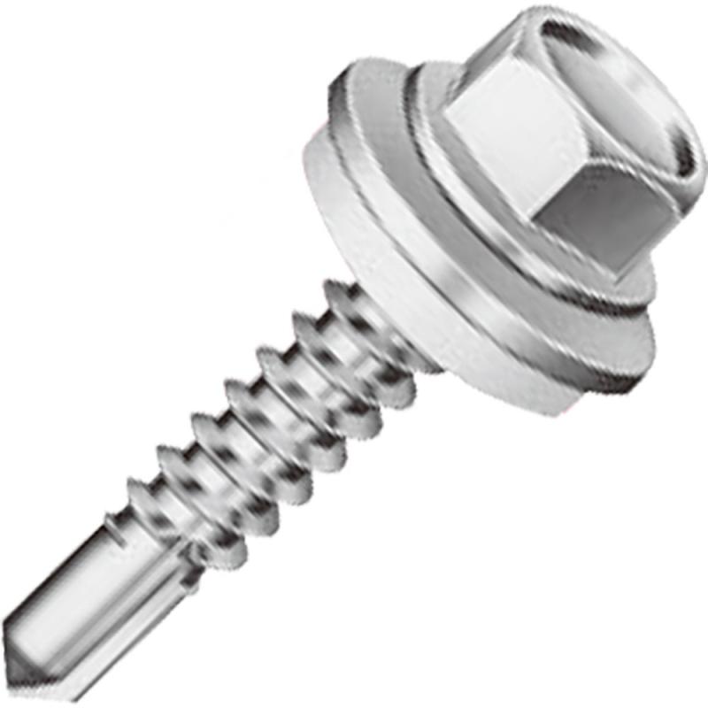 樂天商城 - ヤマヒロ ドリルビス ステンレスキャップ ジャックポイント ヘックスAZワッシャー付 5.0×25mm SCH525AZW 300本入り