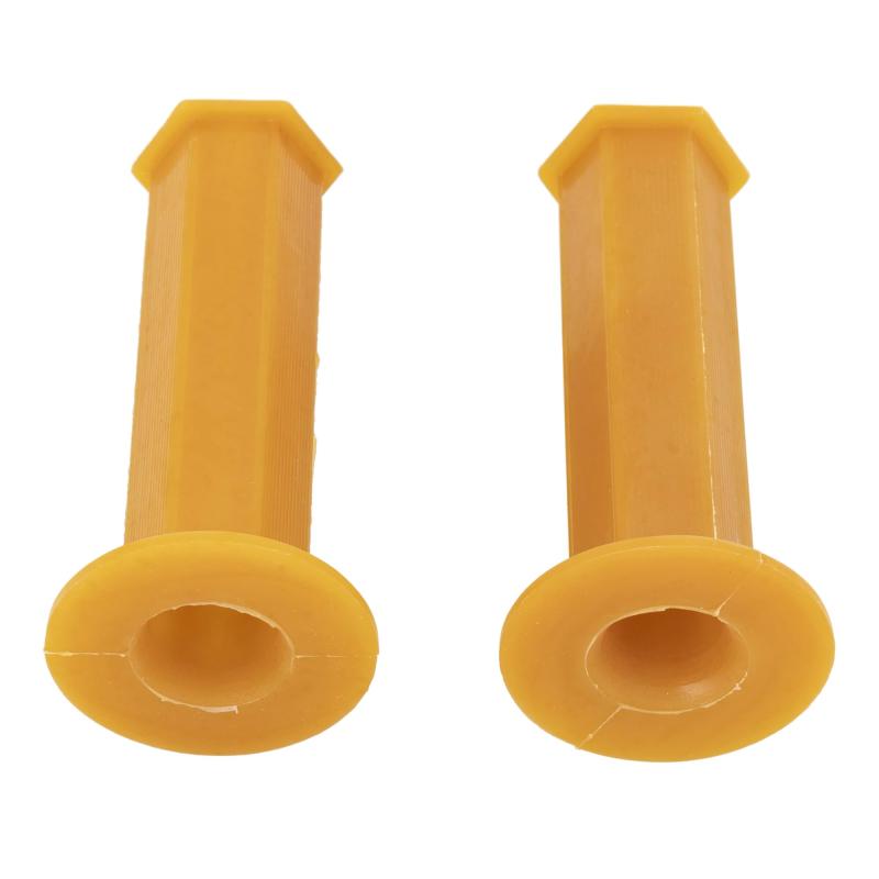 キジマ(Kijima) バイクパーツ グリップ 六角(ヘキサゴン) ラバー製 130mm φ22.2mm 貫通タイプ 汎用 201-195