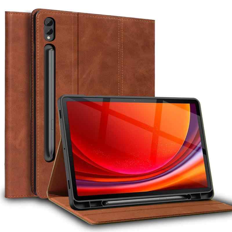 Panasonic - Gexmil ケース Samsung Galaxy Tab S8 Series 高級レザー製,アジャスタブルスタンド,防指紋,耐衝撃性,アジャスタブルスタンド