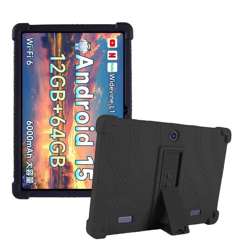 【Bmax I9 Plus専用 他機種非対応】 for Bmax I9 Plus ケース 10.1インチ スタンド機能付き 調節可能 シリコーン耐衝撃保護 落下防止 キズ防止 脱着簡単 bmax-i9-plus対応