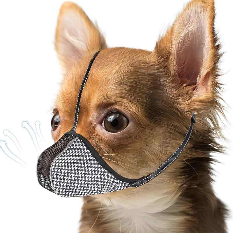 Training Goods - DONGFANGB 犬用口輪 マズル 通気性素材 マジックテープ着脱 サイズ調整 無駄吠え防止 拾い食い対策 家具保護 喘ぎ可能 安全設計