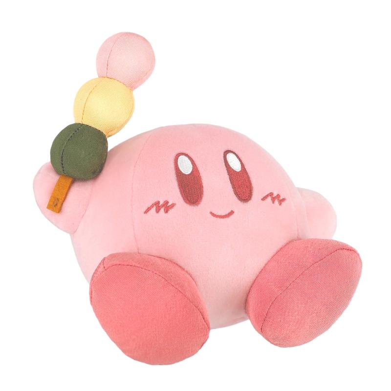 樂天商城 - 三英貿易(Sanei Boeki) 星のカービィ ふわふ和コレクション カービィ三色団子ぬいぐるみ (S) W17×D14×H16cm ぬいぐるみ KFW01