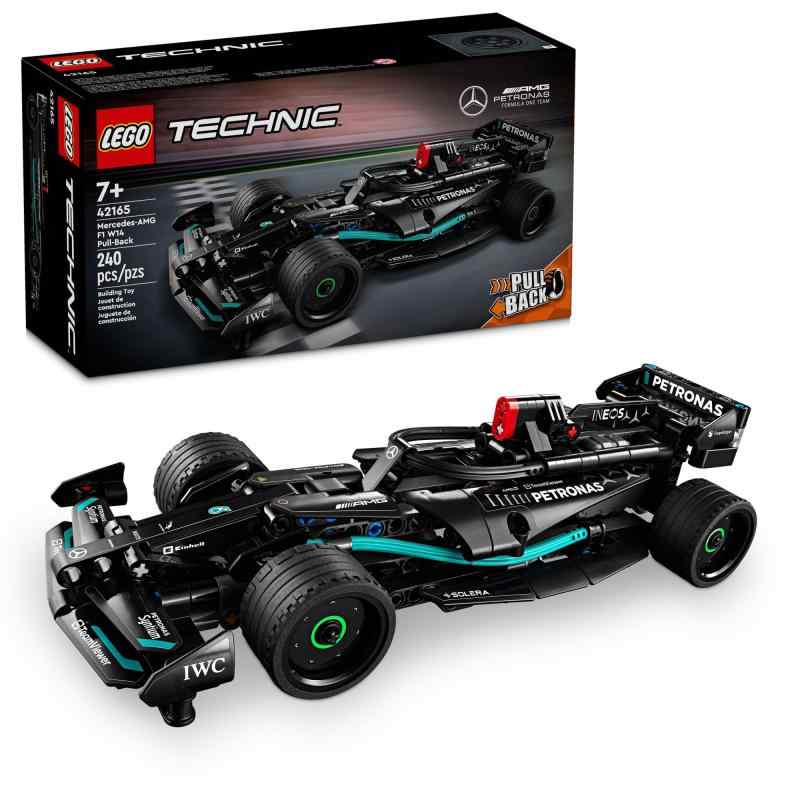 レゴ(LEGO) テクニック メルセデスAMG F1 W14 E パフォーマンス プルバック 車のおもちゃ 車 組み立てセット 男の子 女の子 メルセデス レースカー トイモデル 7歳以上の子供へのギフトに 42165, 64