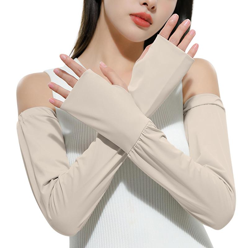 Rakuten - [EAXGO] 【着けた瞬間UVケア】アームカバー レディース 冷感 【美容皮膚科医監修・UPF50+認証取得・サイズ調整可能】アームスリーブ 腕カバー UVカット 日焼け対策 紫外線対策 通気性 吸汗速乾