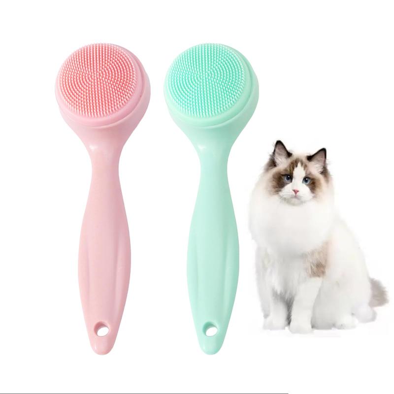 Rakuten - 猫 ブラシ 猫用ブラシ 2個セット 猫舌とろ~ん 猫 猫の舌 グルーミングブラシ 猫舌ブラシ ピンク お手入れ用品 猫用品 ペット用品