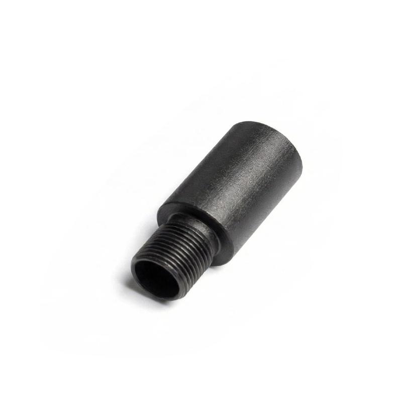 Rakuten - 電動ガン アウターバレル エクステンション 45mm ショート 14mm逆ネジ (CCW) M4対応 微調整用 汎用 カスタムパーツ 外径19mm 内径10mm 軽量アルミ合金 マットブラック