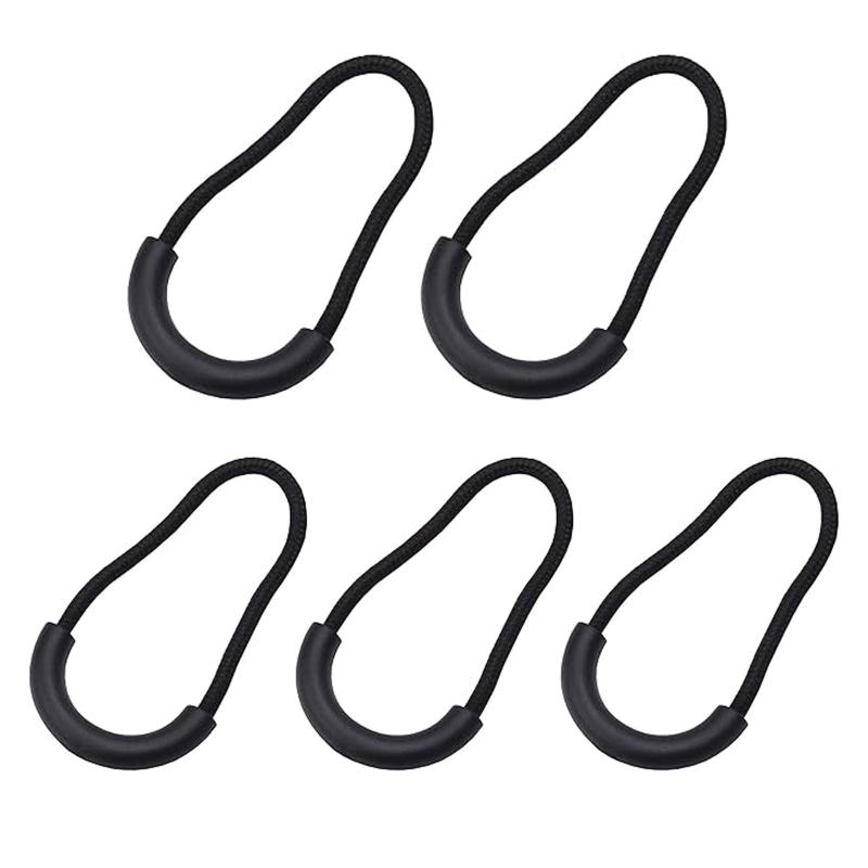樂天商城 - HUIKKJP ジッパータブ ジッパープル 5個セット ファスナー 簡単開閉 取り付け リュック引き手 持ち手 バッグ 交換用 修理 延長 部品 チャック アクセサリ