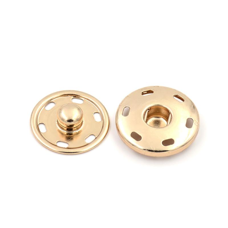 Rakuten - 5ペアスナップ留め裁縫用衣類シャツトップス用バックル銅ボタン DIY アクセサリー