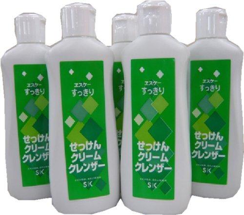 エスケー すっきりせっけんクリームクレンザー 400g5本セット