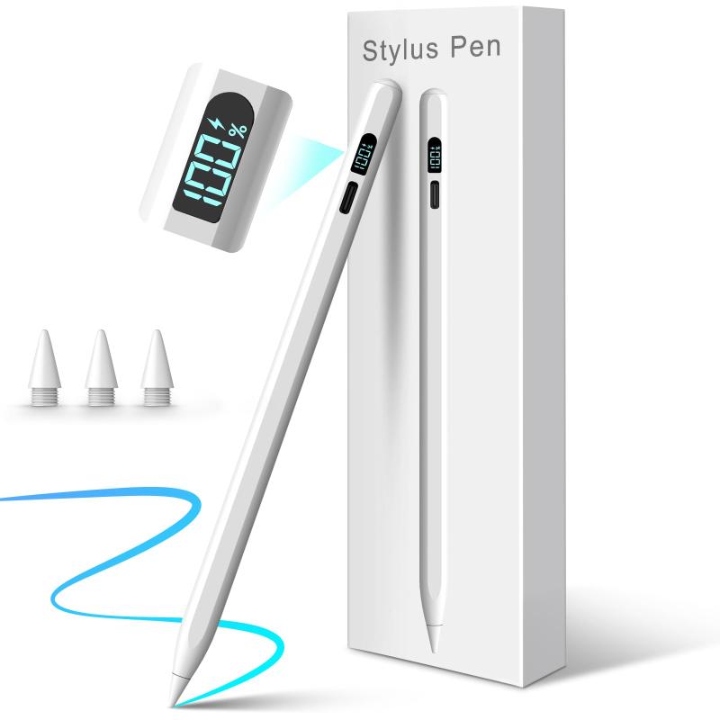 Mixoo iPad ペンシル タッチペン LED電量表示 15分急速充電 Apple Pencil互換 高感度 極細 磁気吸着 傾き感知 誤触防止【LEDで残量一目瞭然】従来のスタイラスペンは、電池残量をランプで表示するため、タイムリーにタッチペンの電池の状態を把握できず、突然の電池切れのリスクがありました。弊社の2024年最新版LED残量表示搭載のipad タッチペンは、LEDデジタルディスプレイを備えており、バッテリー残量（1～100％）をリアルタイムで一目で確認できます。これにより、ipad ペンシルの充電が必要なタイミングを把握でき、電池切れのトラブルを避けることで、より安心してご利用いただき、仕事や勉強の効率を向上させます。【超高精度・快適な書き心地】高性能なセンサーを搭載したiPadペンは、すべてのタッチ信号に即座に反応し、描画、デザイン、またはノートを取る際に途切れや遅延、ズレもなく、まるで紙に書いているかのような滑らかさを提供します。iPadタッチペンは滑らかな極細特殊強化POM樹脂ペン先を採用しており、微細な動きをキャッチできるため、スケッチやデザインにも簡単に対応でき、インスピレーションを瞬時に実現します。【急速充電・長時間連続使用】この高精度iPad Pro タッチペンは5Vの充電器とType-C充電ケーブルを使用しており、15分でフル充電が可能で、最大11時間の連続使用ができます。タブレットペンで描画、デザイン、またはメモを取る際に頻繁に充電する必要がなく、待機時間を減らして迅速に使用を再開できます。この画期的な設計により、あいぱっと タッチペンで創作に全力を注ぎ、作業効率を向上させ、滑らかな書き心地を楽しむことができます。プロフェッショナルや学生を問わず、このapple ペンシルはあなたのニーズに応え、創作プロセスの最高のパートナーとなります。使用環境・電池残量により充電時間に個人差が生じる場合があります。【パームリジェクション機能・傾き感知】このipad ペンシルは誤作動防止機能を搭載しており、描画や書き込みの際に誤タッチによる誤操作を心配する必要がないです。また、このipad ペンの傾斜機能により、異なる角度で線の太さや陰影を自動的に調整できます。ipadタッチペンを使用して細やかなスケッチから大胆な落書きまで、さまざまな描画技法やスタイルに対応し、作品の繊細さと表現力を高め、創作にインスピレーションを与えます。【磁気吸着・自動スリープ】このipad pencilは2倍の超強力マグネットを搭載しており、iPadにしっかりと吸着するため、持ち運びが非常に便利です。apple pencilを探したり失くしたりする心配がなく、必要なときにすぐに取り出せます。また、Mixoo iPadペンシルは10分間操作しないと自動で電源が切れ、無駄な電力消費を抑え、バッテリー寿命を延ばします。磁気吸着力は機種により異なります。ケース装着時はペンの脱落にご注意ください。【使いやすい・2018年以降のiPad専用タッチペン】 ipad タッチペンのキャップボタンを押すとオンになり、簡単に書き込んだり描画したりできます。アップルペンシルは面倒なBluetoothペアリングも不要で、電子機器に不慣れな初心者でも創作の楽しさを体験できます。Mixooバッデリー残量表示アップルペンシルは2018年以降のiPadモデルに対応します：iPad 第6/7/8/9/10/11(A16)世代、iPad Mini第5/6/7世代、iPad Pro 11インチ第1/2/3/4世代、iPad Pro 12.9インチ 第3/4/5/6世代、iPad Pro 13/11 インチ(M4/M5)、Pad Air 第3/4/5世代、iPad Air 13/11 インチ(M2/M3/M4)。本製品には 12 ヶ月間のが付帯しております。万が一、商品に不具合が生じた場合には、弊社までご連絡いただければ、迅速かつ日本国内サポートで、安心してご利用ください。