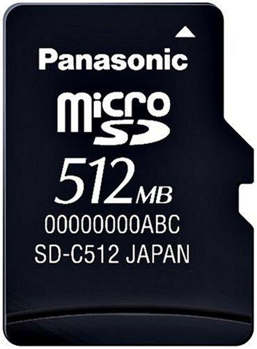 Rakuten - パナソニック microSDカード 512MB RP-SM512BJ1K