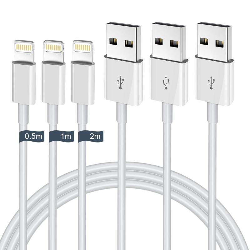 iPhone 充電ケーブル ライトニングケーブル 【MFi認証品】 純正品質 0.5M/1M/2Mセット 20W対応 PD急速充電 タイプC to Lightning ライトニング 充電ケーブル 超高耐久 高速データ転送 断線防止 iPhone14/13