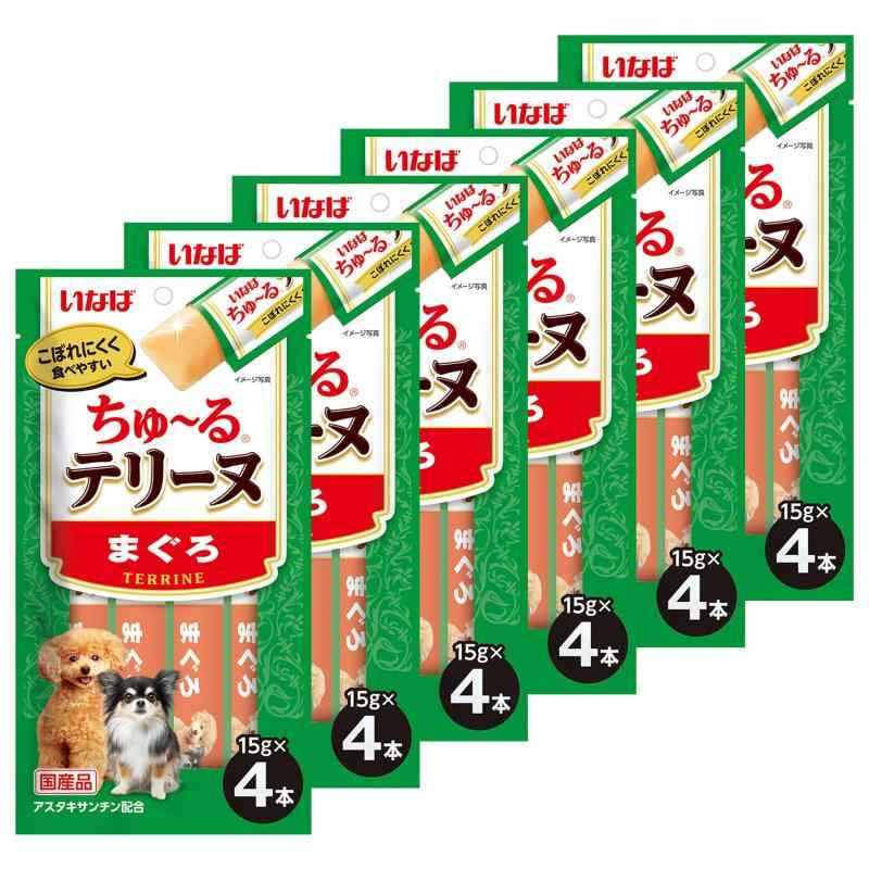 いなば ちゅ～るテリーヌ まぐろ 15g×4本 6個セット