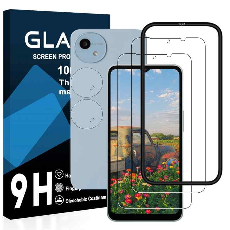 AQUOS wish 4 ガラスフィルム ガイド枠付き 2枚フィルム+2枚レンズ保護フィルム JCJC-WISH4【専用設計·簡単に貼り付け】AQUOS wish4 専用液晶画面保護ガラスフィルム。本商品は日本素材のAGC 旭硝子 素材を採用して作られております。フィルムのシリコン自己吸着層により、スチールフィルムを携帯電話に合わせて軽く置くだけで、気泡が入らないように簡単に取り付けられます。することができます全ての強化ガラスフィルムを手作業で1枚1枚検品しておりますので、品質はとても安定します弊社の製品は買う価値があると信じて、別に買うために行く必要はございません【超高透過率】新しいアップグレードした光学プロジェクション技術を使って、 液晶画面 保護ガラス フィルム を改良した後、約99.9%の高い光線透過率に達し、より高い光透過率と超クリアな視覚体験を実現します。液晶画面の本来の美しさを損なわないません。高精細度でいつでも写真やビデオを楽しむことができます。【高品質の材料の9H硬度】とレンズ保護フィルムはすべて旭硝子で作られており、スマホ保護フィルムの中で最高レベルの9H硬度に達しています、4.5時間以上の高温焼入れ処理を行い、スクリーンプロテクターの圧強度は 125mpa に達し、通常 ガラス の 5 倍になりました。しかもスクリーンプロテクターは衝撃を抑えるシリコンコーティングを内蔵しており、万が一ガラスが割れても、ガラスの破片が飛散しません。【汚れ防止&amp;指紋防止 / 防水 / 耐油性】保護フィルム は、石材ナノコーティング層の最新の指紋防止技術を使用していますので、通常フィルム のようなラフなタッチは一切ありません。画面がさらさらで指紋が付きにくい、高感度で快適な操作を実現、汗防止、スムーズにゲームプレイ体験、長時間の楽しみなどの利点もあります。*万が一付着した指紋、水滴、汗、化粧品などは簡単に拭き取れます。【品質に関しては 】日本の有名ブランド，私々は常にお客様の視角より、すべての細かいところを見て、品質第一、サービス第一、コストパフォーマンスが第一にしております。私たちが追求することは、製品を購入したユーザー様の生活をより便利に、より快適になることです。美しい人生を作ることを目指して、良いものだけではなく、お客様に最高の製品を提供することが