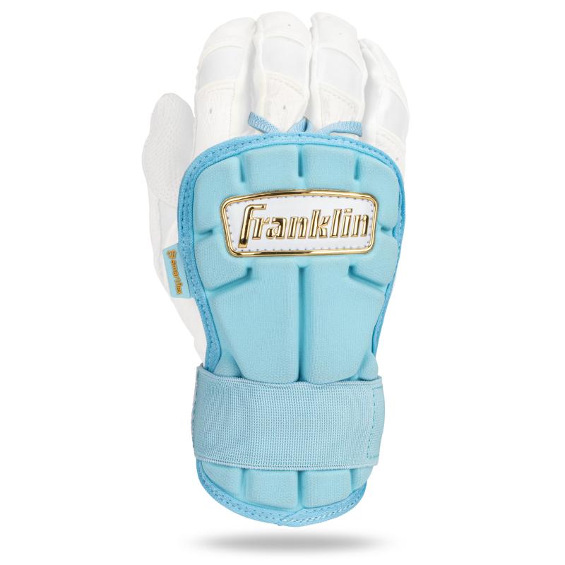 Franklin Sports 野球ハンド+リストガード - PRT LGシリーズ 大人用ハンド + バッティング用手首プロテクター - 保護手、手首シールド - 右手+左手ヒッター - フリーサイズ - 大人用