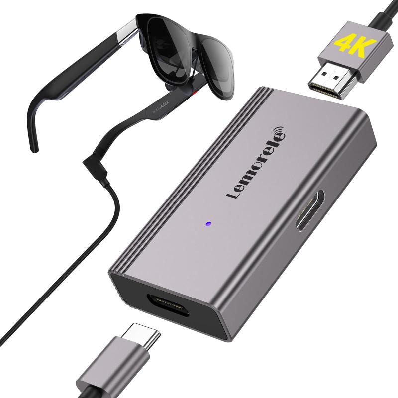 HDMI to USB C 変換アダプタ 4K@60Hz hub Xreal One Air pro2 AR スマート グラス HDMI モニター拡張アダプター Xreal Adapter ARスマートグラス RayNeo Air 3s/Rokid/TC