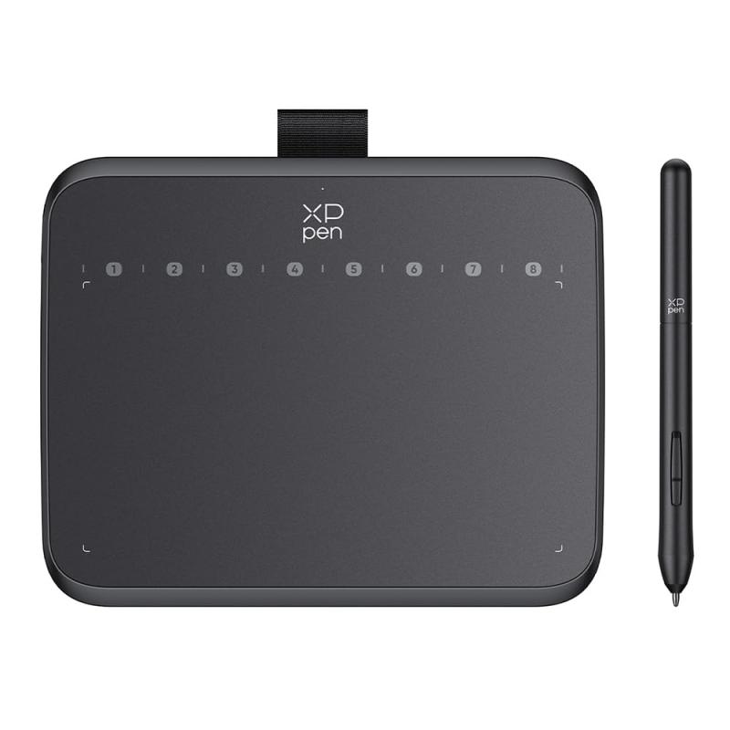XPPen ペンタブ 6インチ ペンタブレット 8個ショートカットキー 60°傾き検知機能搭載 充電不要ペン Deco 640