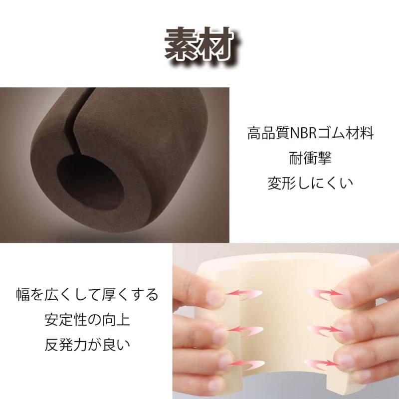 サムコス ドアストッパー玄関 ドアクッション 4個セット NBRゴム製 あつさを増す ...