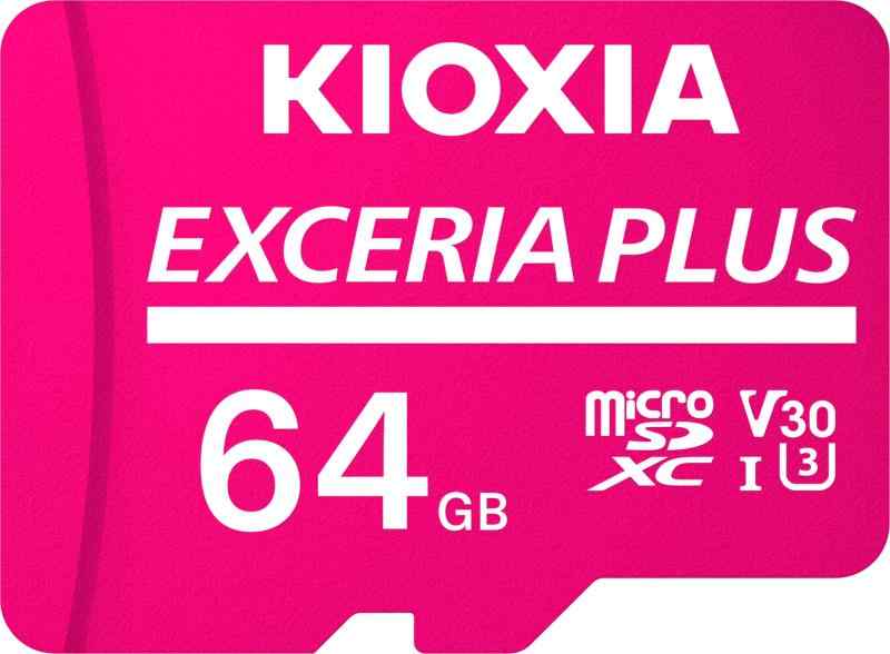 KIOXIA(キオクシア) 旧東芝メモリ microSD 64GB EXCERIA PLUS UHS-I U3 V30 Class10 Nintendo Switch動作確認済 microSDXC 最大読出100MB/s 最大書込60MB/s 4K対応 国内サポート正規品 メーカー5年 KLMPAE064GUHS-I、UHSスピードクラス3、ビデオスピードクラス30最大読出速度100MB/s、最大書込速度60MB/sGoPro動作確認済（動作確認機器一覧はメーカーWebサイトでご確認ください。）4K映像録画に対応期間:製品お買い上げ日より5年間著作権保護機能（CPRM）非対応　　Nintendo Switch 2 非対応本製品は自社国内工場生産のフラッシュメモリを搭載しております。製品の組み立て地は国内または海外があり、原産地は現品またはパッケージでご確認できます。