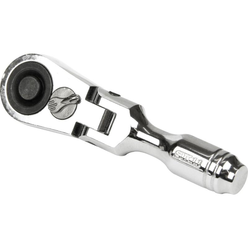 乐天商城 - SK11(エスケー11) スタビーラチェットハンドル 差込角 9.5mm 3/8インチ SRH3CSF