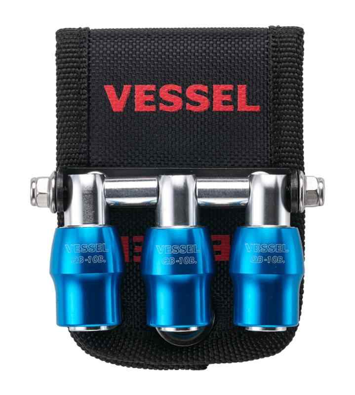 Rakuten - VESSEL(ベッセル) クイックキャッチャー 3連ホルダー ブルー QB-10B3B