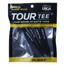 ゴルフ ティー ツアーティー プロ Tour Tee PRO black リミテッドエディション 4本入り ロング ブラック