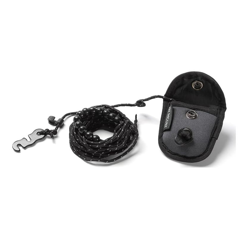 物干しロープ ブラック 300CM 多機能ロープ 旅行用洗濯用品 アウトドア キャンプ 旅行用洗濯 屋内 防風 防雨 伸縮性 伸縮性 軽量 収納バッグ付き