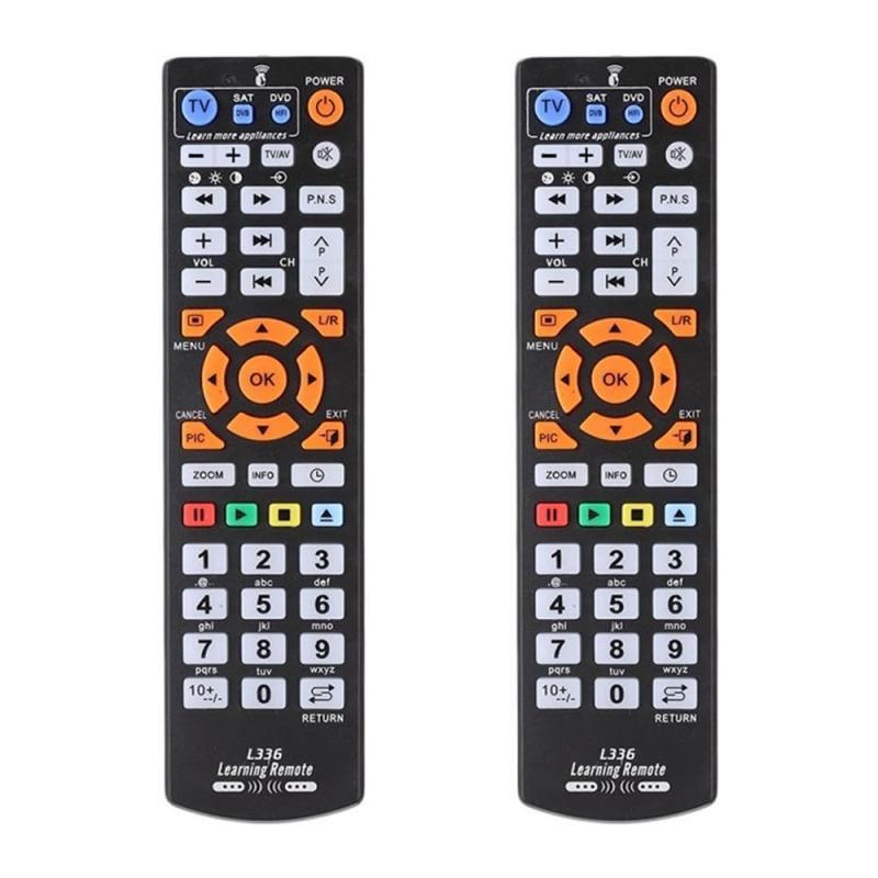 L336 学習リモコン 汎用マルチリモコン テレビリモコン テレビ TV CBL DVD ハイファイ リモコン シンプル 対応 簡単プログラム設定 赤外線リモコン 2個入り【多機能マルチリモコン】このL336学習リモコンは、最大3台のテレビ、DVD、CBLデバイスを集中制御でき、ホームエンターテイメントのリモコン操作を簡素化します。リモコンを探す心配はもう必要ありません。シンプルでエレガントなデザインにより、単調にならずに便利さをお楽しみいただけます。形状とボタンの直感的なレイアウトは、ユーザーエクスペリエンスを向上させ、簡単で快適な操作体験を提供するように設計されています。給電方法：単四電池2本（含まれません）。【直感的な学習機能】このリモコンは126個のファンクションキーの簡単なコピーをサポートしており、簡単な手順でリモコンをカスタマイズできます。学習プロセスは便利なだけでなく、操作も簡単なので、家族全員が簡単に始めることができ、スマートホーム エンターテイメント体験を真に実現できます。老若男女を問わず、このリモコンを使えばデバイスをより快適に楽しむことができます。【人間工学に基づいたデザイン】リモコンはエレガントなハンドヘルドデザインを採用し、ボタンの機能は色で区別されており、視認性が向上しています。高齢者のニーズを考慮して、リモコンは操作が簡単で、タッチ感も良好です。視力の弱い人でも必要な機能を簡単に見つけることができます。このデザインにより、リモコンは家庭内でより包括的になり、本当にユーザーフレンドリーになります。すべてのユーザーに便利な体験を提供します。【安全で確実な信号受信】ご使用前に必ず純正リモコンの信号受信が正常であることを確認してください。この設計により、信号の異常を効果的に防止し、日常使用における安全性と利便性を確保します。さらに、動作中に信号のトラブルを簡単に解決できるため、家庭内のテクノロジー製品によるトラブルが軽減され、家族生活に配慮した保護が提供されます。【高品質の素材とコンパクトなデザイン】耐久性のあるABS素材で作られたこのリモコンは、軽量でスマートで、サイズは16.5×4cm、重さは65gで、保管や持ち運びがとても簡単です。そのデザインは機能的な完璧さを追求するだけでなく、美観も考慮されています。ご自宅の空間では、操作ツールとしてだけでなく、家庭の雰囲気を高めるエレガントな装飾としても機能します。