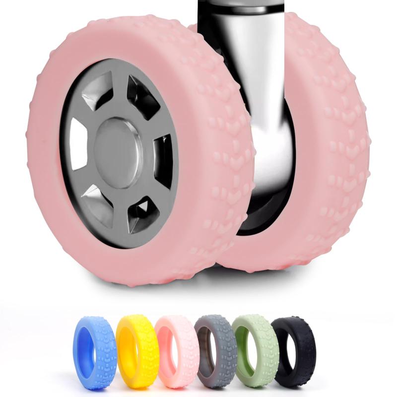 [gotokus] キャスターカバー 【10個セット】 キャリーケース 車輪カバー スーツケース タイヤカバー キャスター 保護 スーツケースカバー 静音 汚れ シリコン製 騒音低減 キズ防止 旅行用 車輪